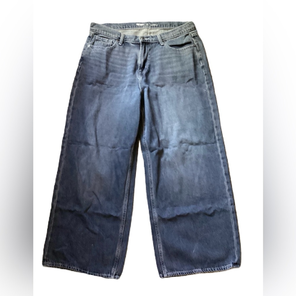 Baggy Wide Leg high rise jeans. 14P - Picture 3 of 5